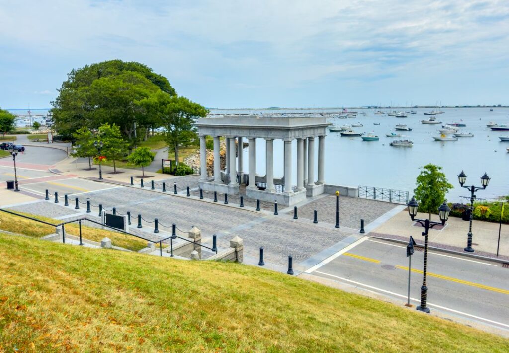 Plymouth Rock monument Plymouth County MA