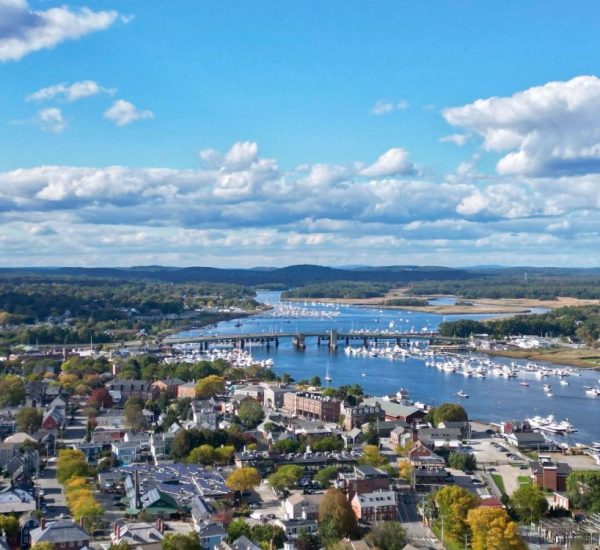 aerial view of Newburyport MA, Essex County MA